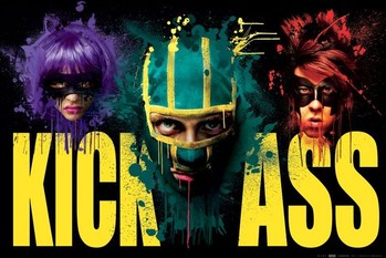 Плакат KICK ASS - heads