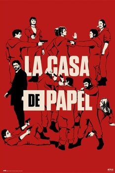 Плакат La Casa De Papel - All Characters