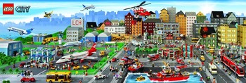 Плакат Lego - city