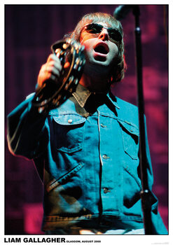 Плакат Liam Gallagher - Oasis Glasgow 2000