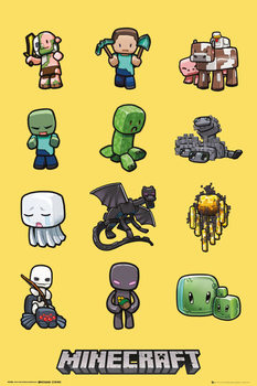 Плакат Minecraft - characters