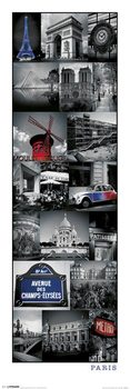 Плакат Paris - Collage