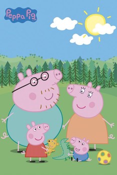 Плакат PEPPA PIG - rodina
