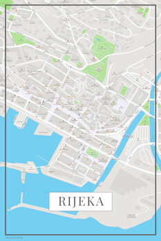 Плакат Rijeka color