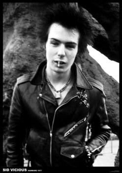 Плакат Sid Vicious - Hamburg 1977