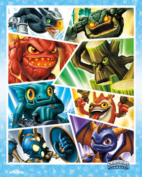 Плакат Skylanders Shards