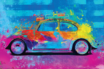 Плакат Splash Buggy Beetle
