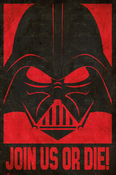 Плакат STAR WARS - join us stencil