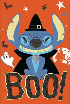 Плакат Stitch - Halloween