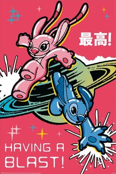 Плакат Stitch - Having a Blast