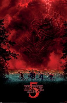 Плакат Stranger Things 5 - Vecna Sky