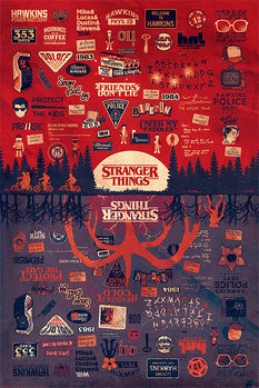 Плакат Stranger Things - The Upside Down