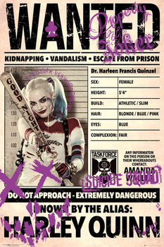 Плакат Suicide Squad - Harley Wanted