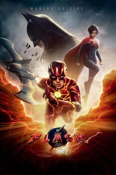 Плакат The Flash - Worlds Colllide