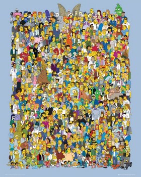 Плакат The Simpsons - cast