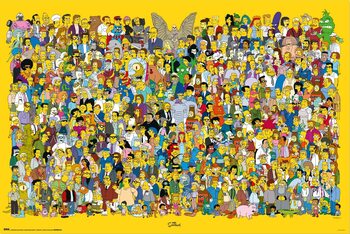 Плакат The Simpsons - Cast