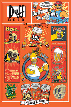 Плакат The Simpsons - Duff