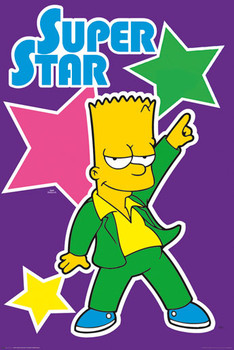 Плакат THE SIMPSONS - superstar