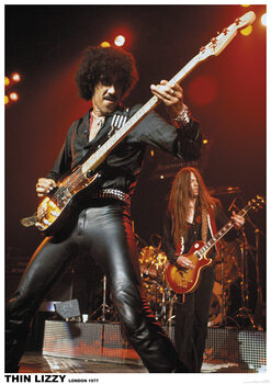 Плакат Thin Lizzy - London 1977