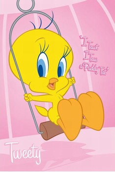 Плакат TWEETY - pink