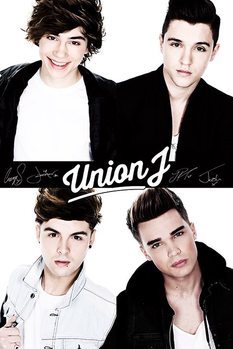 Плакат Union J (B&W)