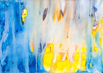 Картината върху платно Abstract Water Color
