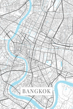 Картината върху платно Bangkok white