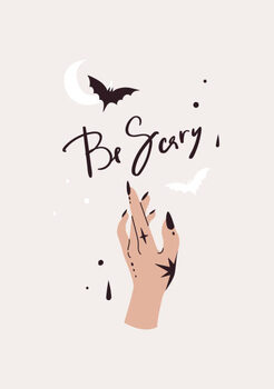 Картината върху платно Be scary