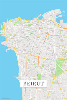 Картината върху платно Beirut color