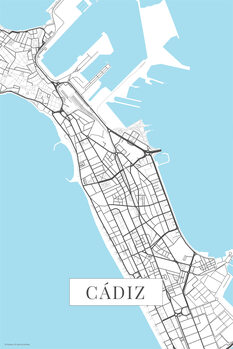 Картината върху платно Cadiz white