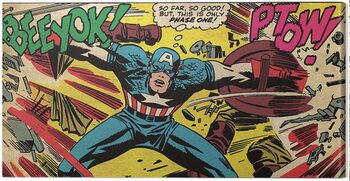 Картината върху платно Captain America