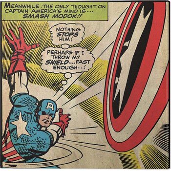 Картината върху платно Captain Americe - Shield