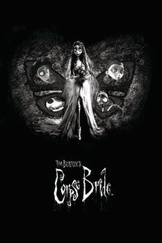 Картината върху платно Corpse Bride - Emily butterfly