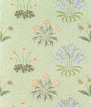Картината върху платно "Daisy" design wallpaper with lily of the valley