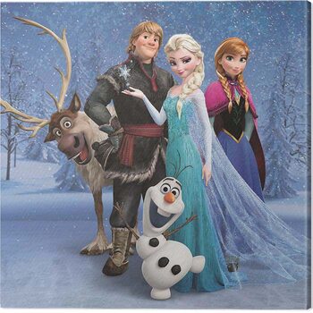 Картината върху платно Frozen - Group