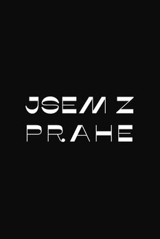 Картината върху платно Jsem z Prahe