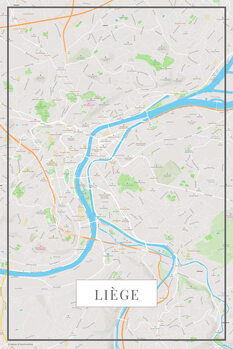 Картината върху платно Liege color
