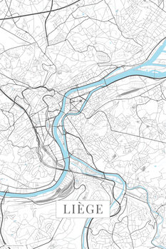 Картината върху платно Liege white