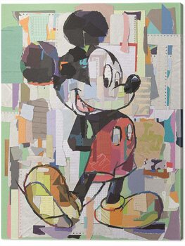 Картината върху платно Mickey Mouse - Office Decoupage
