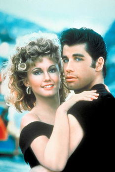 Картината върху платно Olivia Newton-John And John Travolta