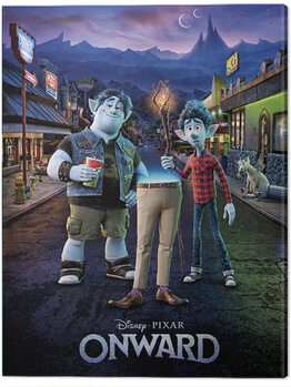 Картината върху платно Onward - New Mushroomton