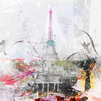 Картината върху платно Paris, 2014