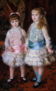 Картината върху платно Pink and Blue or, The Cahen d'Anvers Girls, 1881