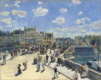 Картината върху платно Pont Neuf, Paris, 1872