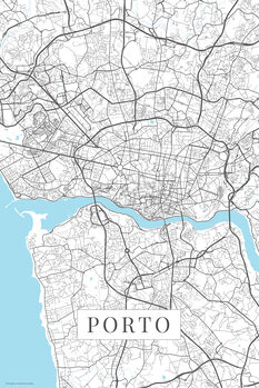 Картината върху платно Porto white