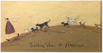 Картината върху платно Sam Toft - Walking Down To Hapiness