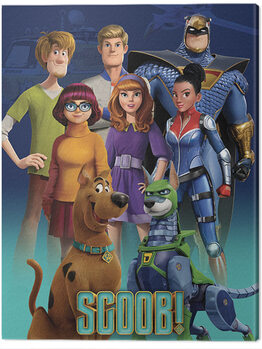 Картината върху платно Scoob! - Scooby Gang and Falcon Force