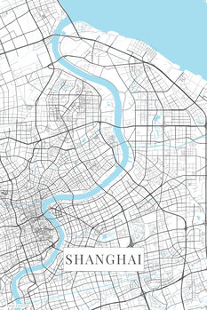 Картината върху платно Shanghai white