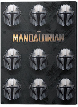Картината върху платно Star Wars: The Mandalorian - Helmets
