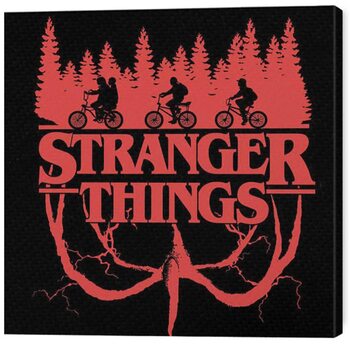 Картината върху платно Stranger Things - Logo Flip